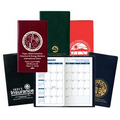 Monthly Planner w/ Castillion Vinyl Cover (1 Color Insert)